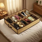 Set of 12 Stackable Shoe Storage Boxes with Transparent Front Cover