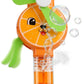 Hand Press Mini Fan with Bubble Blower for Kids