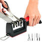 Professional Knife and Scissors Sharpener with Non-Slip Base