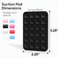 Suction Phone Case Mount with Sticky Grip