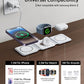 3-in-1 Wireless Charging Station with Magnetic Stand