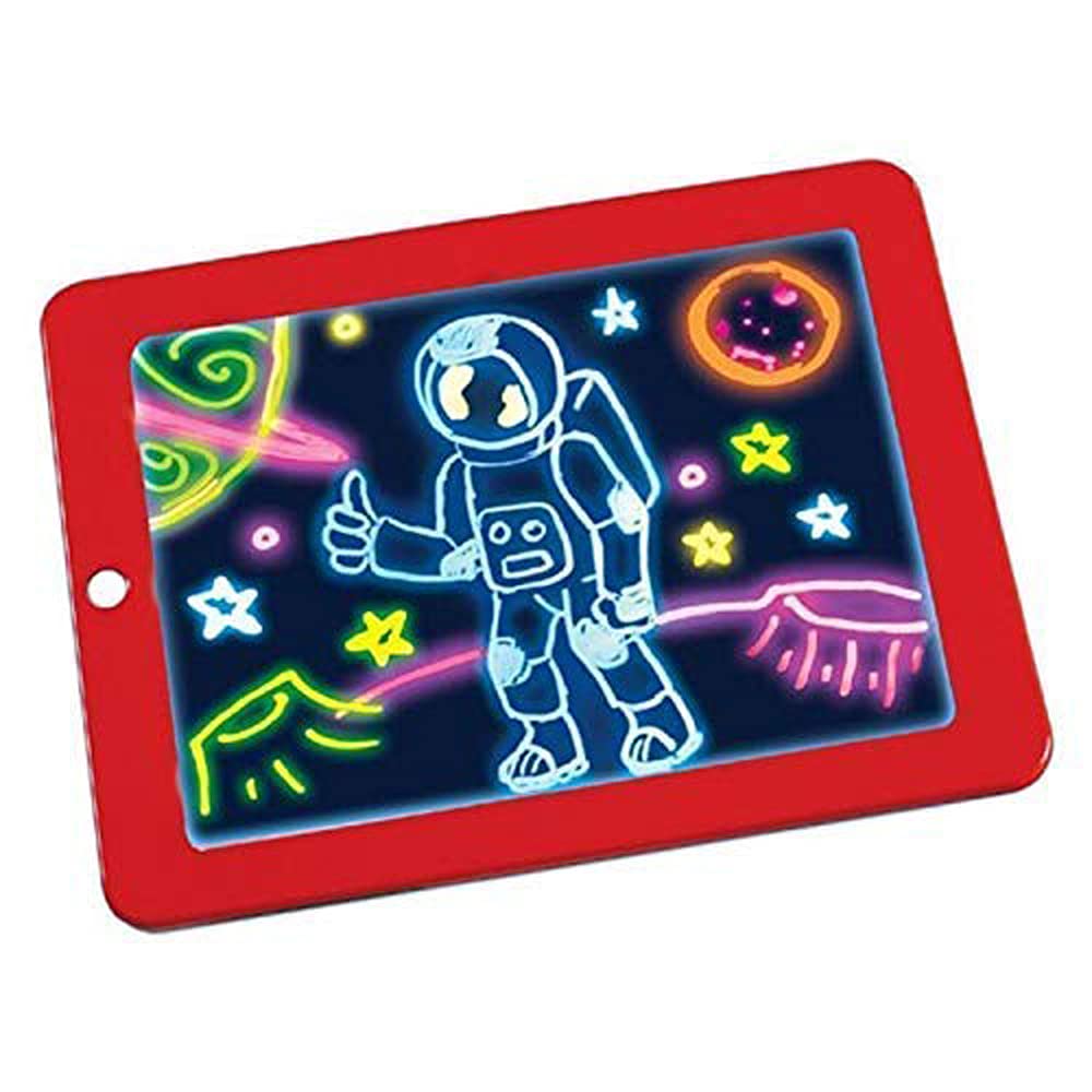 Kids Learning Magic Drawing Pad with LED Light Board