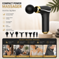 Deep Tissue Massage Gun with Brushless Motor, Type-C Fast Charging