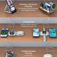 3-in-1 Wireless Charging Station with Magnetic Stand
