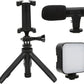 Professional Vlogging Kit with Tripod, Microphone