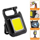 COB LED Rechargeable Keychain Flashlight 800 Lumens