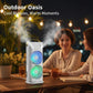 Portable Air Cooler Mini Fan with 3 Mist Spray Modes