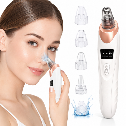 Rechargeable Electric Facial Cleansing Brush with 4 Interchangeable Brush Heads