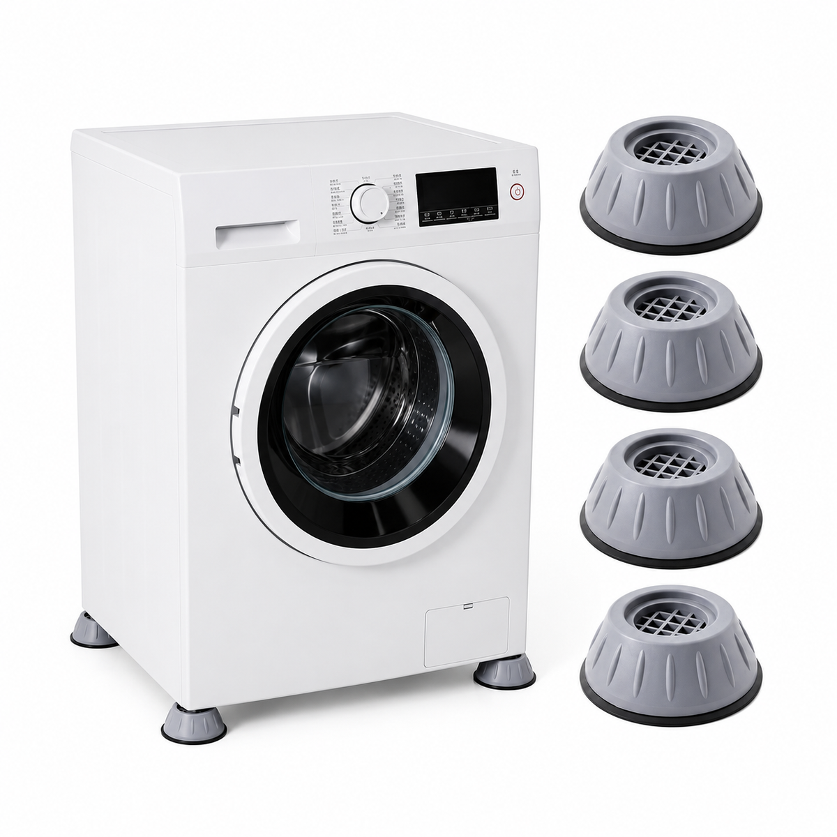 4PCS Anti-Vibration Washing Machine Foot Pads