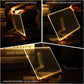 LED Acrylic Note Board with Color Lighting