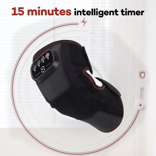 Wireless Heated Knee Massager with Air Pressure Compression