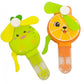 Hand Press Mini Fan with Bubble Blower for Kids