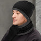 Winter Beanie Hat and Neck Warmer Set for Men & Women