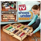 Set of 12 Stackable Shoe Storage Boxes with Transparent Front Cover