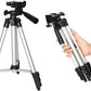 Lightweight Adjustable Tripod Stand with Universal Phone Holder