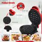 Mini Waffle Maker with Non-Stick Cooking Plates