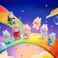 Labubu Doll Mystery Plush Collectible Blind Box Toy with Hanging Loop