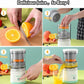 Portable Electric Citrus Juicer USB Rechargeable Wireless Orange