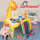 LED Drawing Projector Table for Kids, Projection Painting Board with Erasable Drawing Surface