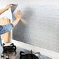 Waterproof Oil-Proof Aluminum Foil Kitchen Wall Sticker