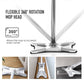 Twisted X-Type Microfiber Floor Mop with Self-Wringing System